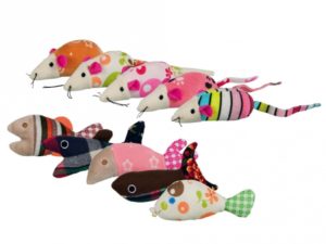 Trixie Katzenspielzeug Maus oder Fisch