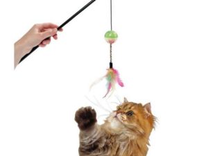 Karlie Flamingo Day&Night Spielangel mit Leuchtball + Federn