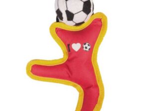 Karlie Flamingo Fußballfigur aus Nylon - Rot