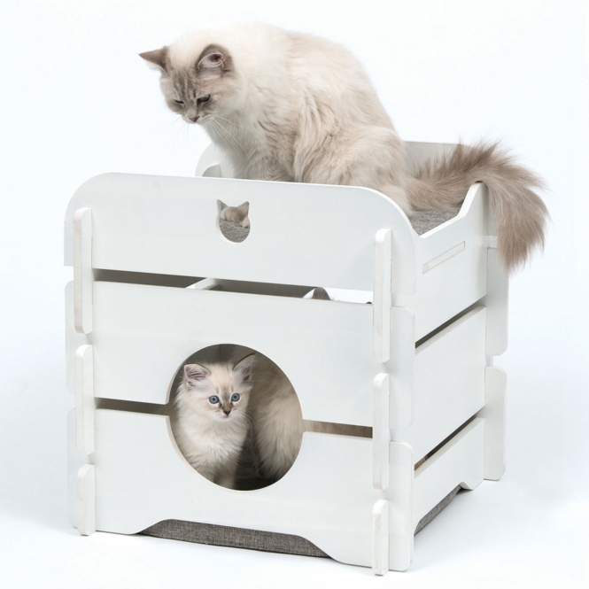 Vesper Katzenhöhle Cottage - Weiß – Bild 4