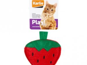 Karlie Flamingo Katzenspielzeug Food Textil - Erdbeere