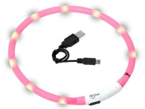 Karlie Visio Light LED-Leuchtschlauch mit USB - Pink