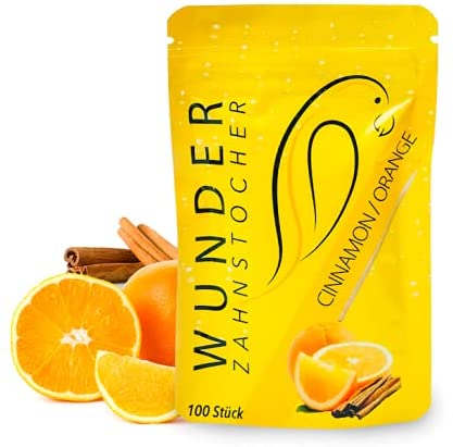 Wunderzahnstocher-Orange/Zimt Bag (100 Stück)