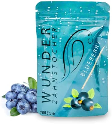 Wunderzahnstocher-Blaubeere Bag (100 Stück)