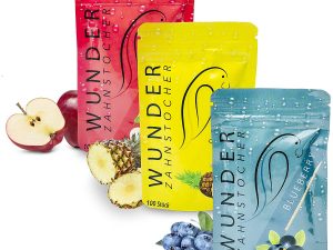Wunder Zahnstocher Fruit Pack Bag (3x100 Stück)