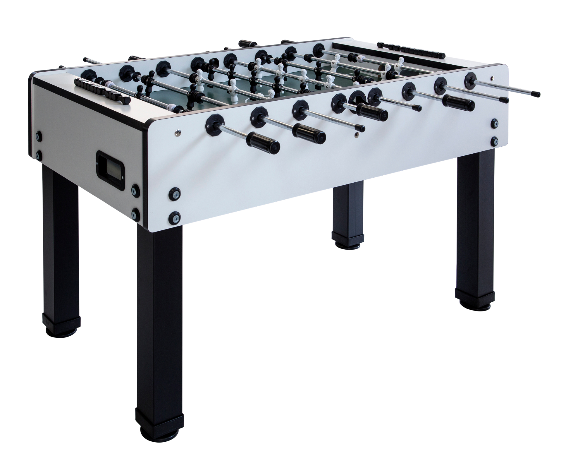 Charlsten Profi Kickertisch Weiß – Bild 3