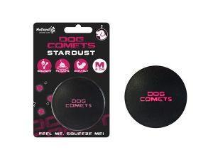 Dog Comets Ball Stardust - Schwarz/Rosa