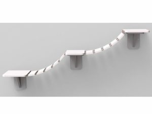 Trixie Kletterleiter zur Wandmontage - weiß