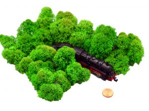 Muwse Islandmoos Grasgrün 25 g Maßstab Spur N Modellbau