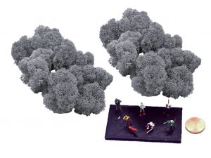 Muwse Islandmoos Titangrau 50 g Maßstab Spur TT Modellbau