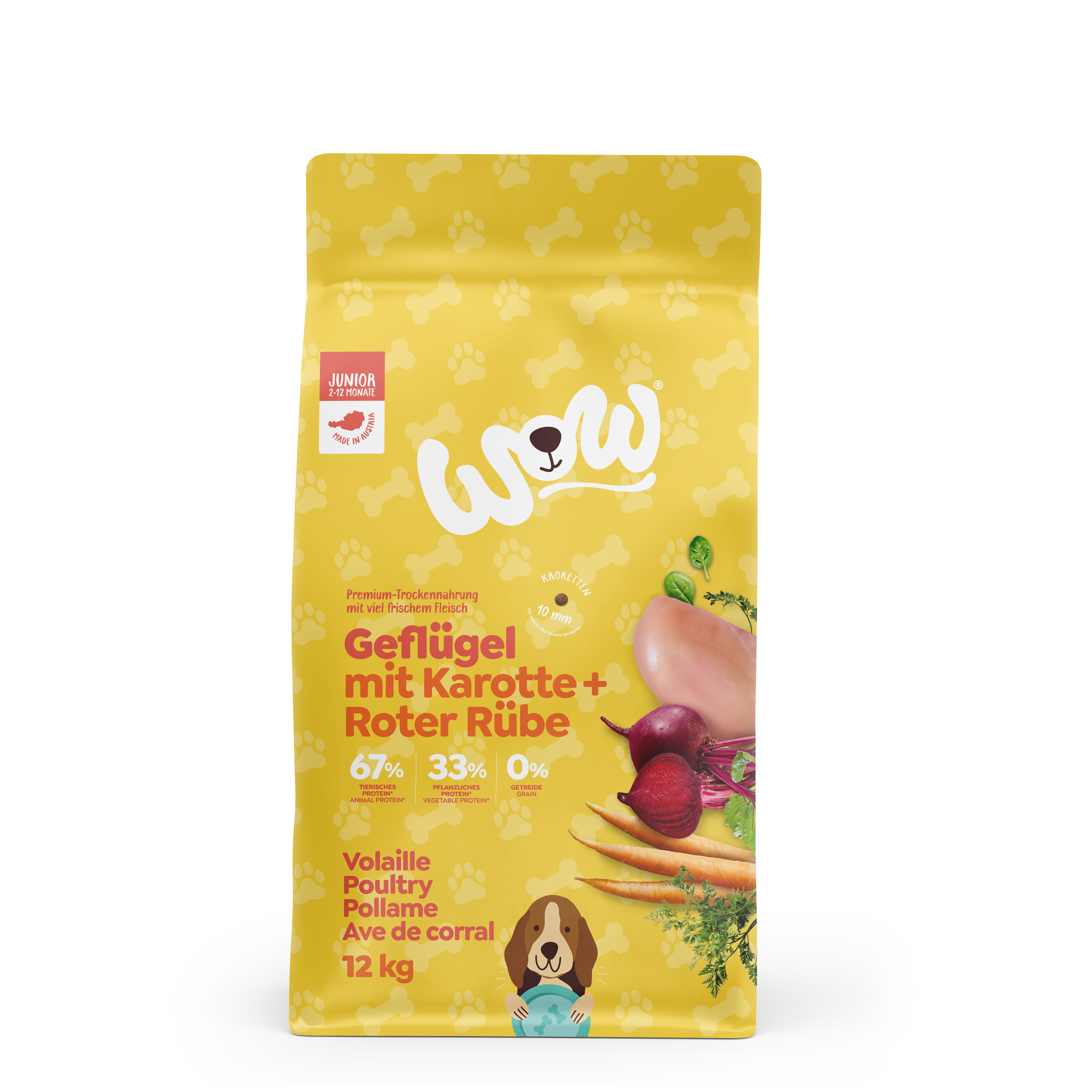 WOW JUNIOR Geflügel 12kg