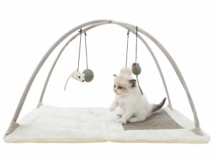 Trixie Junior Kratzmatte mit Spielzeugen