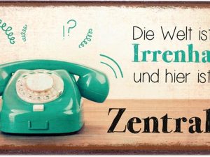 Magnetbild ''Irrenhaus'', 1 Stück