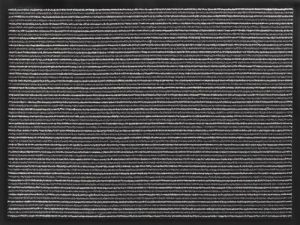 Fußmatte gestreift anthrazit PP L400xB600xS5mm
