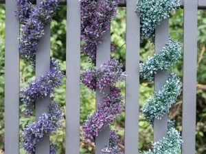 EUROPALMS Lavendelgirlande, künstlich, blau, 180cm