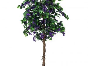 EUROPALMS Bougainvillea, lavendel, Kunstpflanze, 150cm