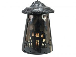 EUROPALMS Laterne Geisterhaus, 23cm