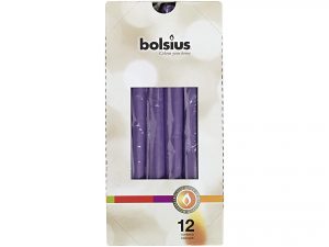 BOLSIUS Spitzkerze 24,5x2,4cm ultra violet