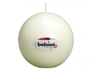 BOLSIUS Kugelkerze Ø 7cm elfenbein