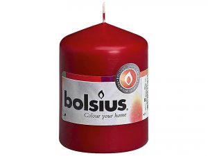 BOLSIUS Stumpenkerze 8x5,8cm altrot