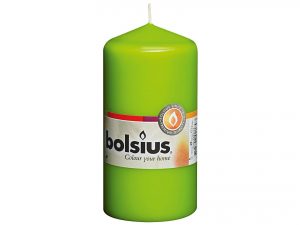 BOLSIUS Stumpenkerze 12x5,8cm lemon