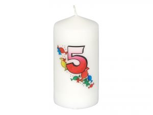 Geburtstagskerze '5'