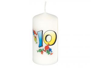 Geburtstagskerze '10'