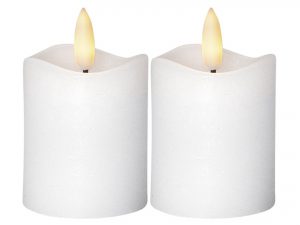 STAR TRADING LED-Kerze 'Flamme' 2er Set