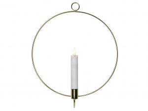 STAR TRADING LED-Kerze 'Flamme mit Ring'