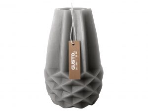GUSTA Stumpenkerze Vase