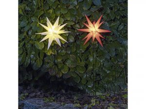 HI LED Gartenstecker Stern ø35cm 90cm