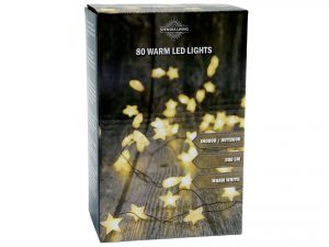 Clusterkette LED 80 Sternen
