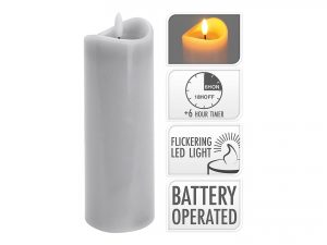 LED Kerze mit Echtwachseffekt