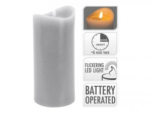 LED Kerze mit Echtwachseffekt