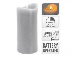 LED Kerze mit Echtwachseffekt
