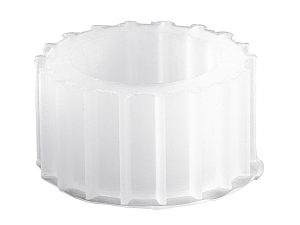 Glas Kerzenhalteraufsatz silbe - 4 VPE