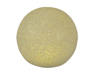 Kugel Eva LED warm-weiß batteriebetrieben ohne Batterie 3 x AAA Ø20cm weiß