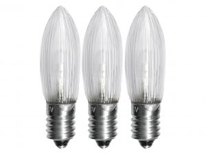 STAR TRADING Riffelkerze LED für 7 flammigen Stimmungsleuchter