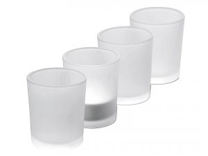 Sandra Rich  Kerzen/Teelicht Glas "Promo" g - 12 VPE