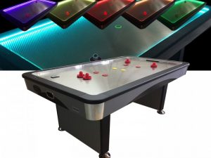 Charlsten Airhockey Tisch mit Multi LED Effekten 7ft