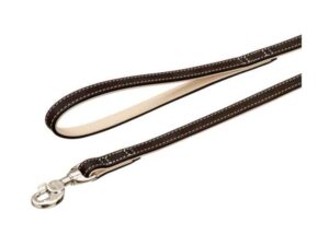 Karlie Buffalo Ultra Leine - Schwarz/Hellbeige - 15 mm / 100 cm