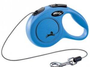 FLEXI Rollleine New CLASSIC Seil - 3m, bis 8kg - Blau