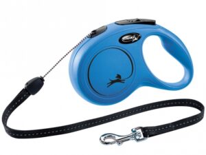 FLEXI Rollleine New CLASSIC Seil - 8m, bis 12kg - Blau