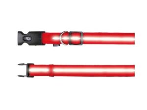 Trixie Flash Halsband - Rot - XS-S: 23-34 cm