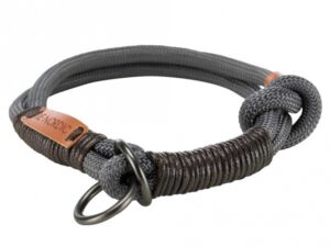 Trixie BE NORDIC Zug-Stopp-Halsband - dunkelgrau - 30 cm