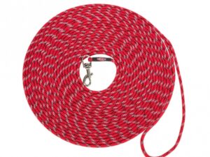 Trixie Junior Welpen-Schleppleine, rund - Rot / 8m, ø 4mm