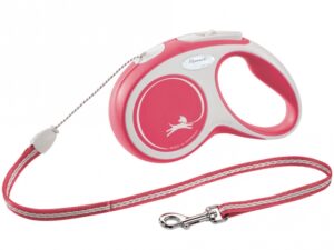 FLEXI Rollleine New COMFORT Seil - 5m, bis 12kg - rot