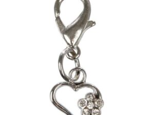 Trixie Schmuckanhänger Herz mit Strassblume