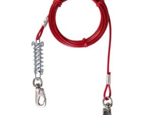 Karlie RONDO Halsband mit Ziernieten - Rot - 37cm / 12mm