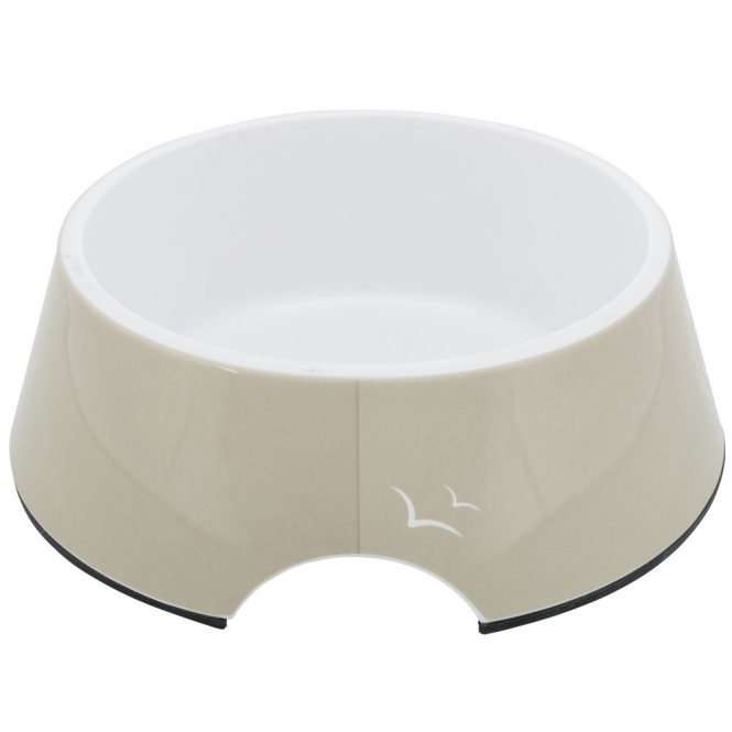 Trixie BE NORDIC Napf aus Melamin und Edelstahl - sand - 0,2 l/ø 14 cm – Bild 3